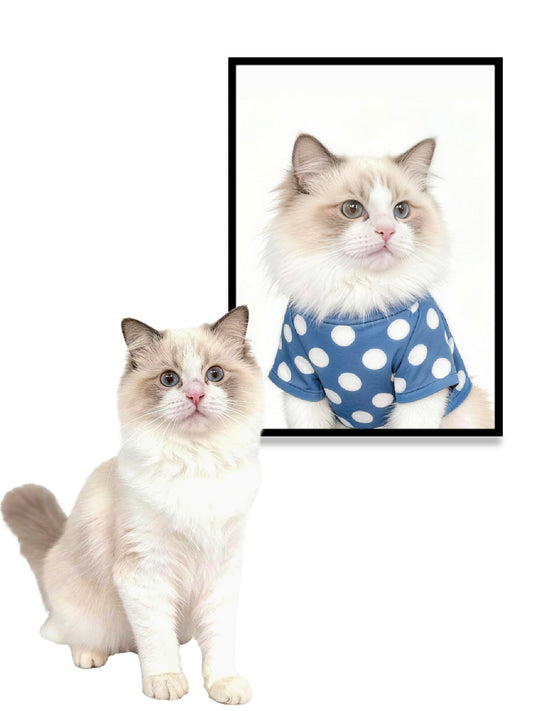 Modern Simplicity Style Pet Portrait