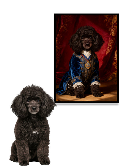 Revival Style Pet Portrait