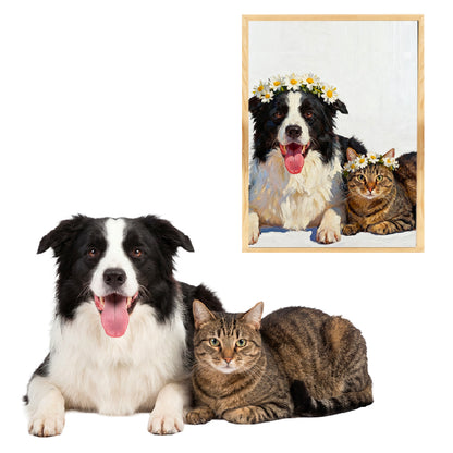 Crown Style Pet Portrait